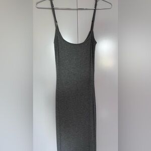 Gray Sleeveless Dress